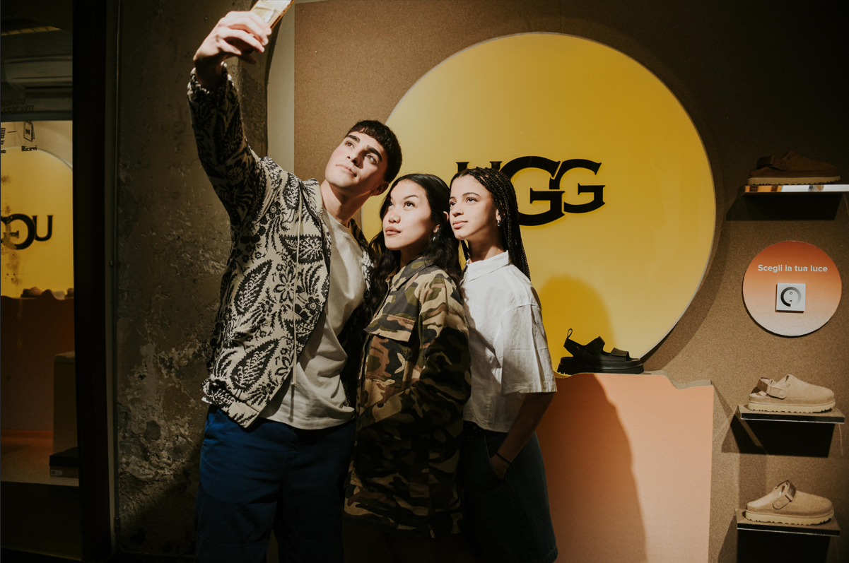store UGG POP UP in via del corso roma